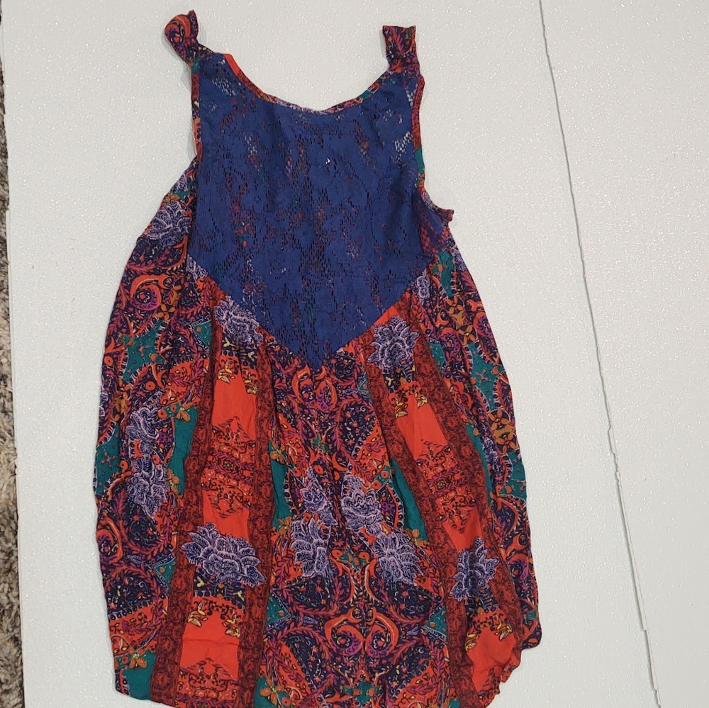 Free People Multicolor Boho Tunic Top - Picture 2 of 5